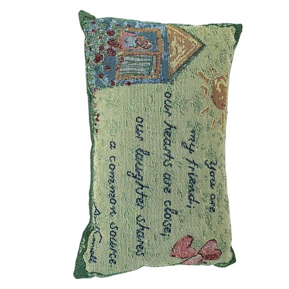 Inspirational Friend Decorative Tapestry Throw Pillow Girlfriend Gift Signed - Picture 6 of 8